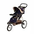 Safari Swivel Wheel Sport Single Stroller - Blue/ Khaki