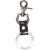 Cynthia H Designs Power Ring Keychain - Black Patent Leather/passion (Black