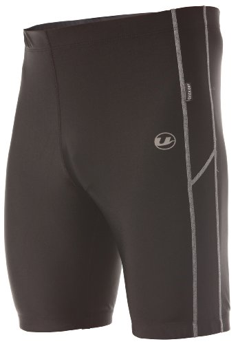 Ultrasport Herren Laufhose kurz, black palomagrey, M, 10117