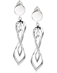 ELLE Jewelry Sterling Silver Twist Earrings