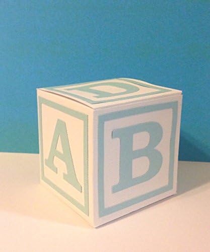 Block Baby Shower Favor Boxes. Alphabet Baby Shower Favor Boxes. Baby Shower Decorations