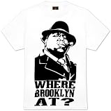 Notorious B.I.G. - Where Brooklyn At? Specialty Products T-Shirt, L - White