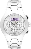 Louisiana State (LSU) Tigers NCAA Men's Hall of Fame Watch with Stainless Steel Bracelet
