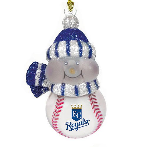Scottish Christmas Kansas City Royals All-Star Light Up Snowmen Ornament Set