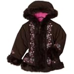 Big Chill Girls 2-6x Micro Fiber With Fur Trim
