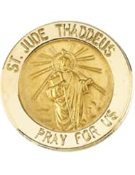 14K Yellow Gold St. Jude Lapel Pin