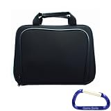 Jet Black Hand Strap Memory Foam Carrying Case for the Toshiba Mini Notebook NB305 or any... by 