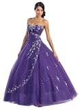Ball Gown Formal Prom Strapless Wedding Dress #2586