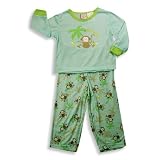 Baby Togs - Toddler Girls Long Sleeve Pajamas, Green