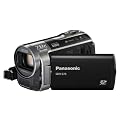 Panasonic SDR-S70 Camcorder - Black (SD Card compatible, x78 Enhanced Optical Zoom, Wide Angle Lens)