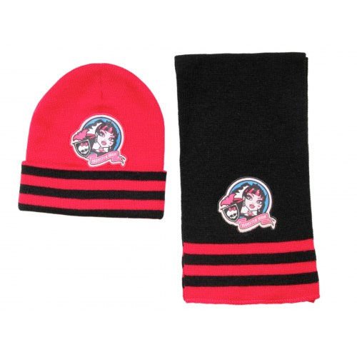 BONNET AVEC ECHARPE MONSTER HIGH