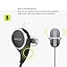 QCY QY8 Mini Bluetooth 4.1 Headphones with Microphone for iPhone, iPad, Samsung and Android Smartphone - Black