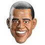 Barack Obama Adult Vinyl Mask