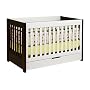 Babyletto Mercer Convertible Crib in Two Tone Espresso and White