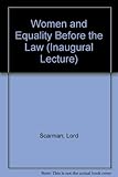 Women and equality before the law : the Fawcett lecture