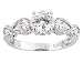 2.97CTW BELLA LUCE WHITE DIAMOND SIMULANT STERLING SILVER RING