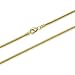 2mm thick 18K gold plated on solid sterling silver 925 stamped Italian round SNAKE chain necklace chocker bracelet anklet with lobster claw clasp jewellery jewelry - Available in lengths: inch 6