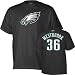 Brian Westbrook Black Reebok Name & Number Philadelphia Eagles T-Shirt - Medium
