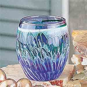 Marble Grain Finish Candle Tealight Colorful