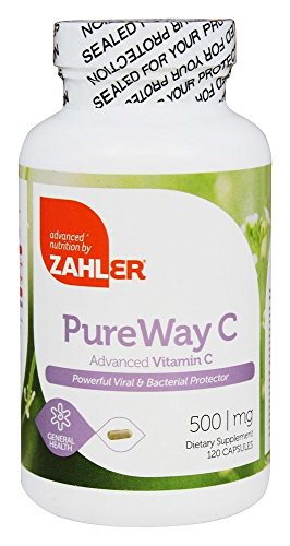 Zahlers Kosher PureWay-C 500 mg Vitamin C - 120 Capsules