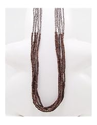 Gray Wood Necklace