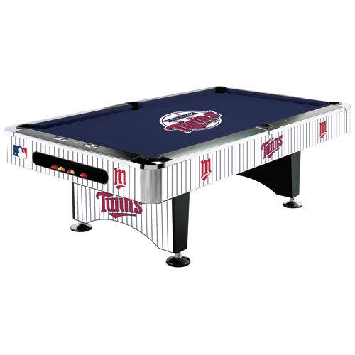 Minnesota Twins Team Logo 8 Foot Pool Table