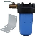 Watts 500221 Big Blue Non-Electric Whole House Water Filter with Ball Valve
