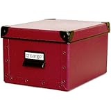 Cargo Naturals Media Storage Box, Red Spice, 6 by 10-1/4 by 8-Inch