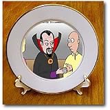 Dracula Goes to Church - 8 Inch Porcelain Plate