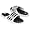 White/Black/White