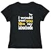 T-Shirt Womens Black " You wish I would treat you like my Labradoodle " Dogs