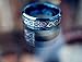 King Will 8mm Sliver Dragon Scale Tungsten Carbide Ring Purple Carbon Fibre Inlay Wedding Ring Comfort Fit 10