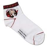 Prestige Medical 377-bhh Fashion Anklet Nurse Socks Betty Boop Hearts