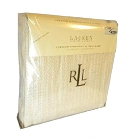 Ralph Lauren Thermal Beige Full/Queen Blanket