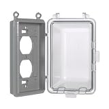 Cords, Wires & Accessories: 1-Gang In-Use Weatherproof Cover, Clear