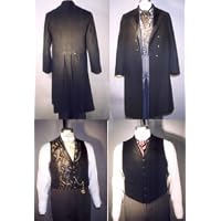 Men's Frock Coats Single and Double Breasted & Two Vests Pattern (1850 - 1915)