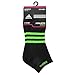 adidas Women's Superlite Low Cut Socks (Pack of 6), Black/Solar Green/Vivid Pink/Solar Blue/Glow Orange/Power Purple/Solar Pink, 5-10