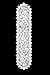 Heritage Lace Dogwood Runner, 14 by 53-Inch, White