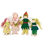 Kathe Kruse Fairy Family Dollhouse Doll with Tulle Wings, in Boy