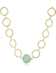 Coralia Leets Jewelry Design "Riviera Collection" 20mm Plain Link Necklace