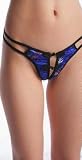 Fuschia Chinese Print Open Thong O/S
