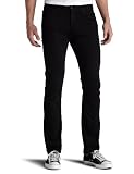7 For All Mankind Men's Slimmy Slim Straight Leg Jean in Black Out