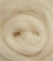 100% Wool Roving 12''/Pkg-Natural