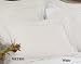 METRO Egyptian cotton 600 Thread Count Solid Sateen 4 Pc Comforter Set - White Queen.