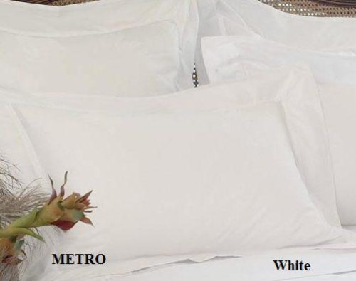 METRO 1000 Thread Count 3 - PC Duvet Cover Solid - White Calking