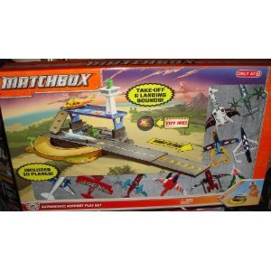 Matchbox Skybusters Supersonic Airport Playset with 10 Planes