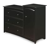 Beatrice Combo Unit in Black Finish By Storkcraft Baby Furniture