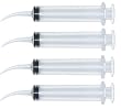 Watts - 4 Large Syringe Oral Irrigators with Tapered Deep Reach Tips for Crowns, Bridges, Oral Pockets and More