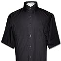 Men's Short Sleeve BLACK Dress Shirt