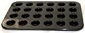 Silicone Bakeware Professional 24 Cup Canape/Mini Muffin Pan by WellBake.  Heavy Duty Non-Stick Silicone + 10 Year Guarantee